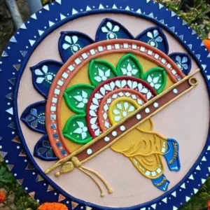 Unique wants Lippan art wall hanging home decoration in circle