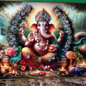 Crystal resigns art frames-Ganesha