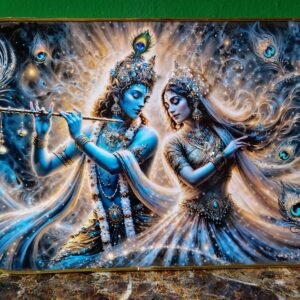 Crystal resign frame -Radha Krishan