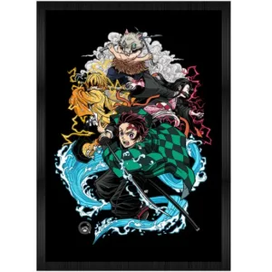 Demon Slayer A4 Framed Posters