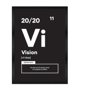 Vision Wall Poster Framed