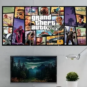 Game Series Wall Poster (GTA5)