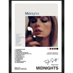 Taylor Swift Midnight Wall Poster Frames